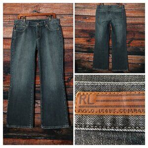 Ralph Lauren Polo Vintage Jeans Size 12 Kelly Jean Low Rise Boot Cut Distressed